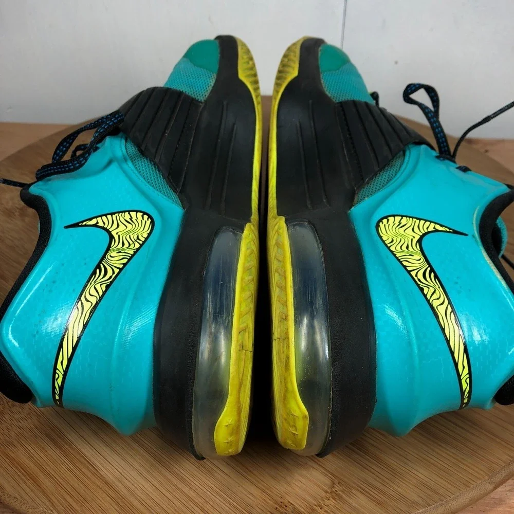 Nike KD 7 Mens size 8.5 shoes blue green athletic basketball sneakers
